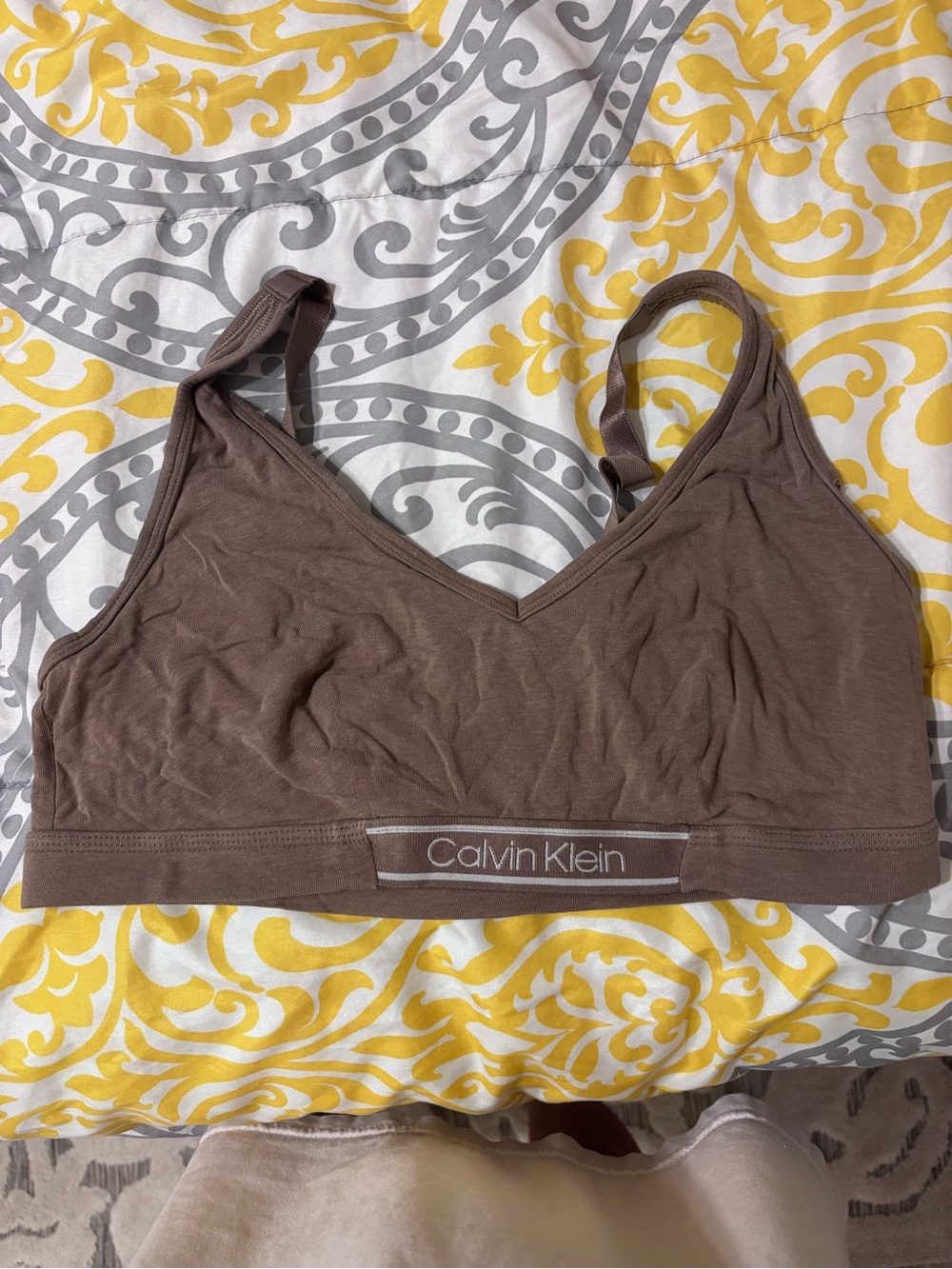 Calvin Klein Brown Wireless Stretch Bralette